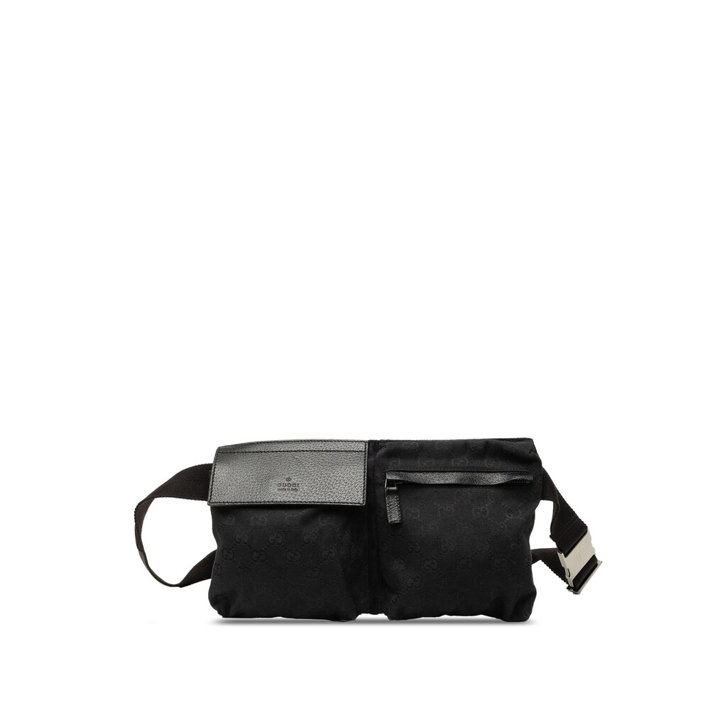 Gucci Gg Canvas Double Pocket Belt Bag #362567G57B